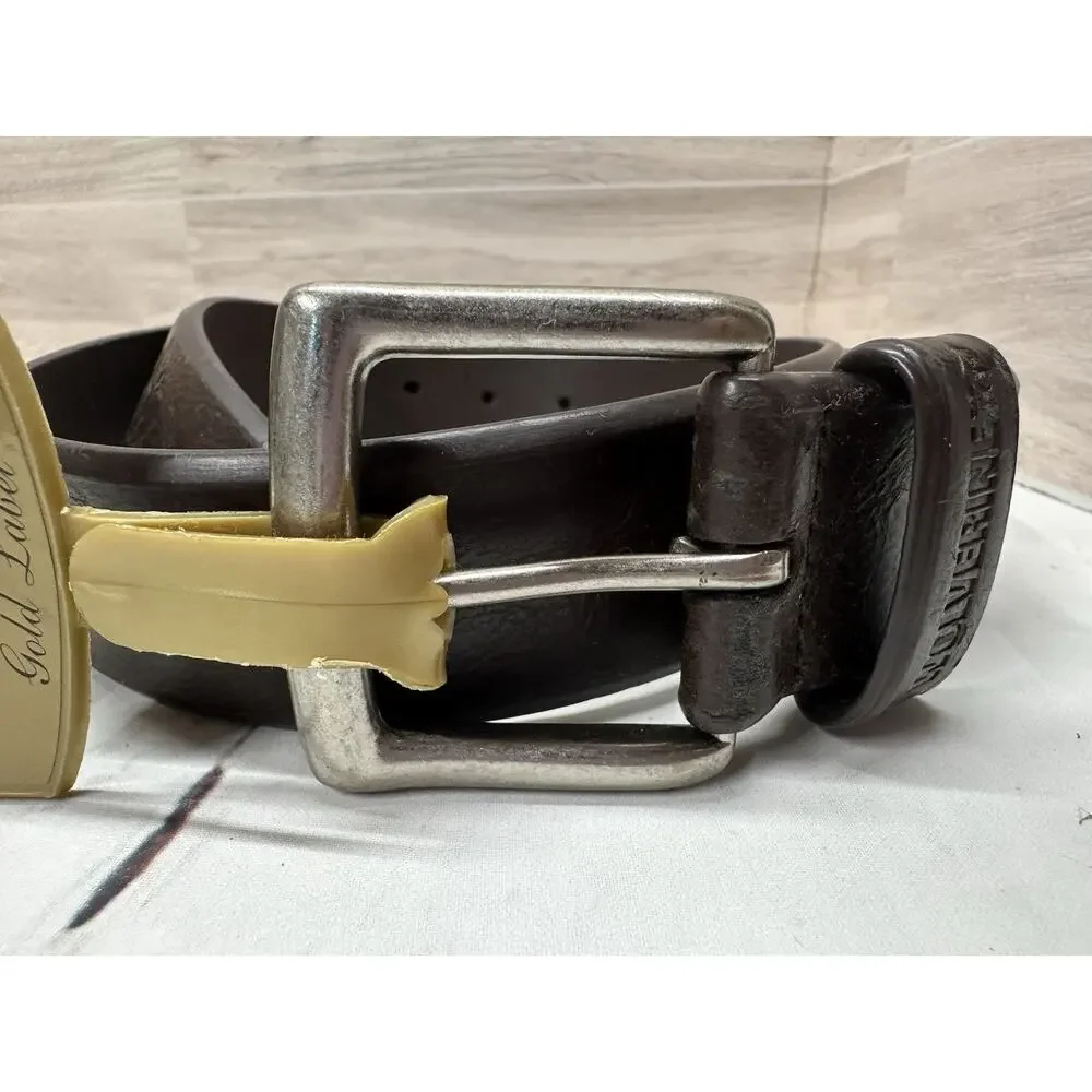 Class Club Boy’s Brown Cowhide Leather Dress Belt Size 26 28 Casual